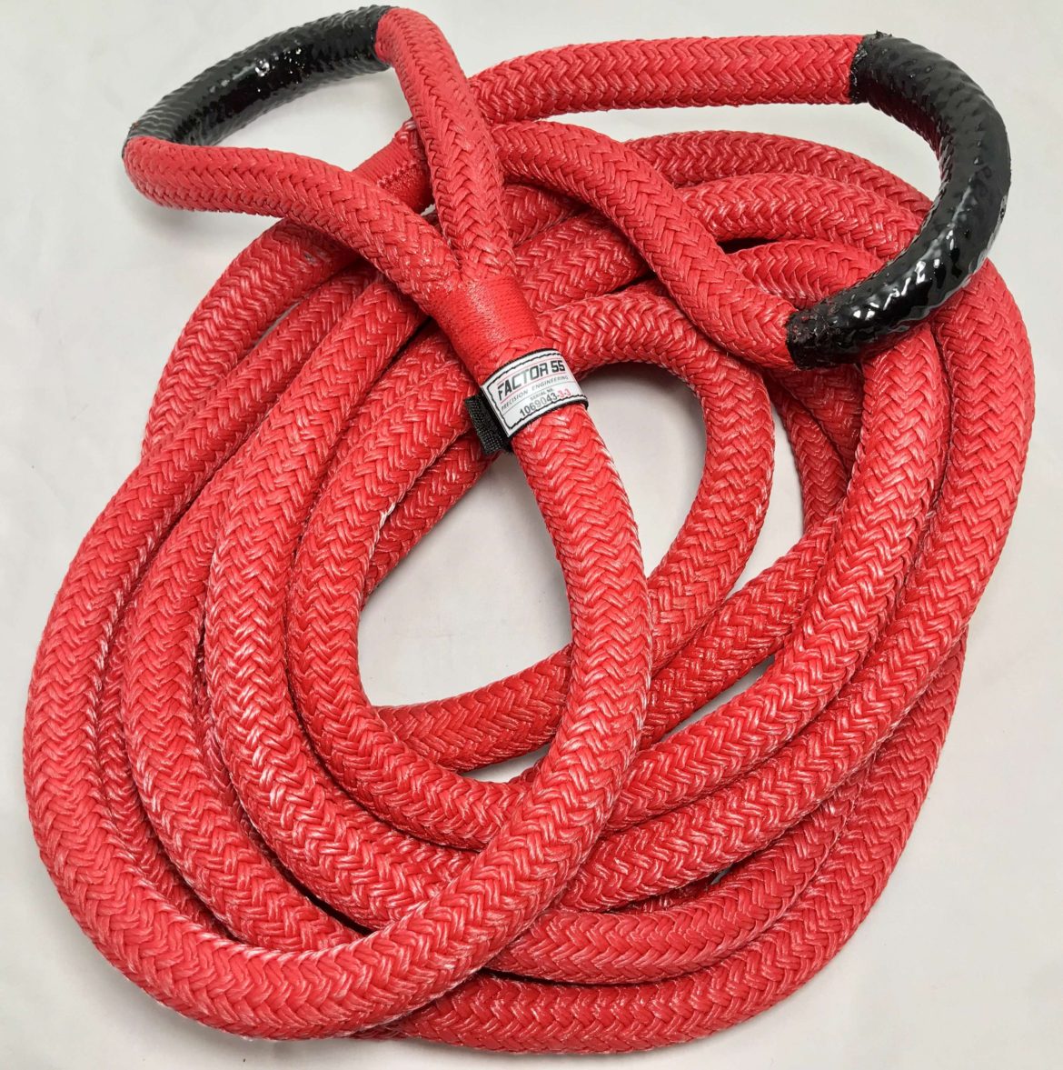 Red Kinetic Rope Extreme Duty Kinetic Energy Rope 7/8″x30′