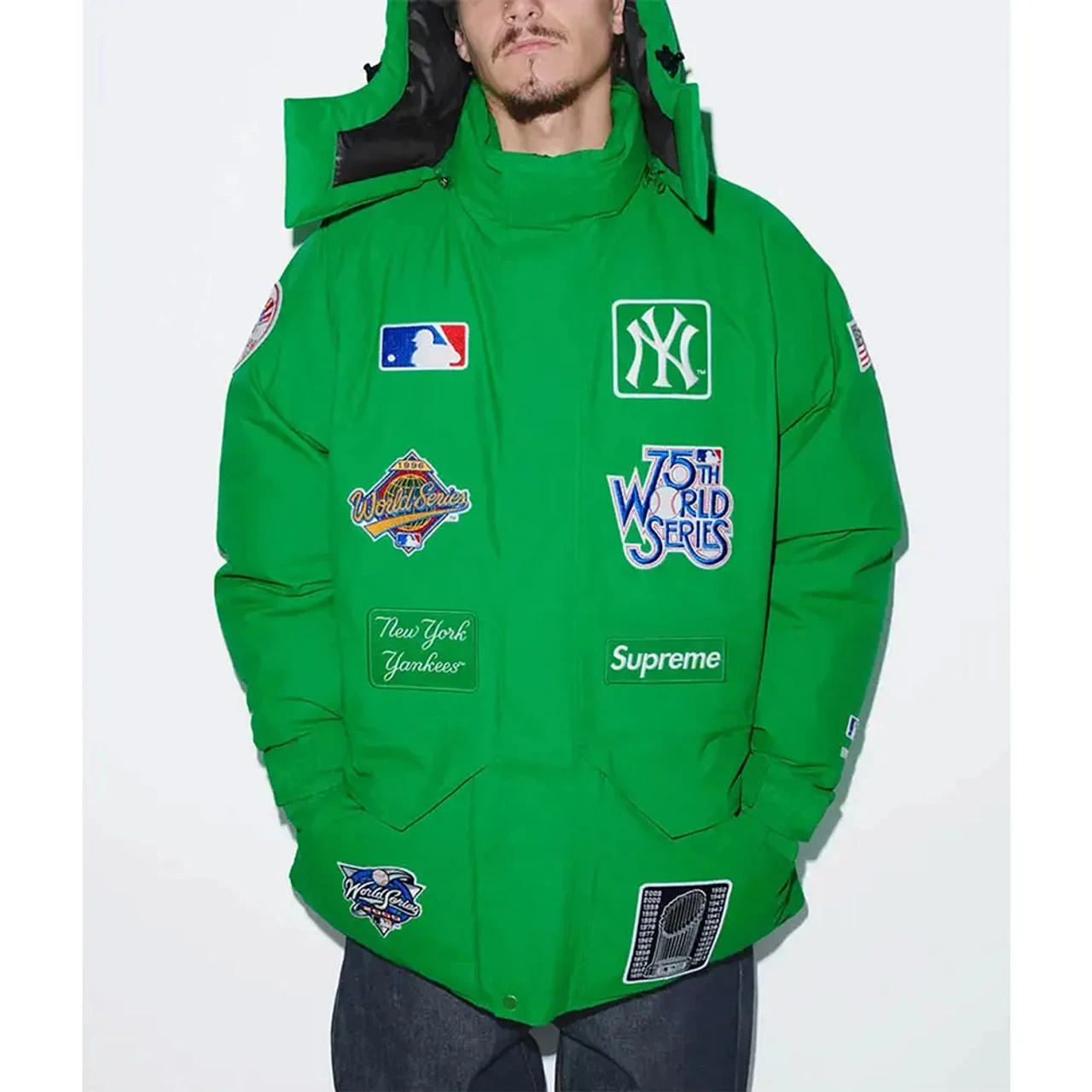 New York Yankees 90s ダウン New York Yankees Down Supreme Nylon Jacket