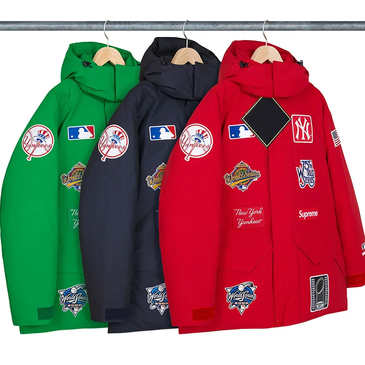 New York Yankees 90s ダウン New York Yankees Down Supreme Nylon Jacket