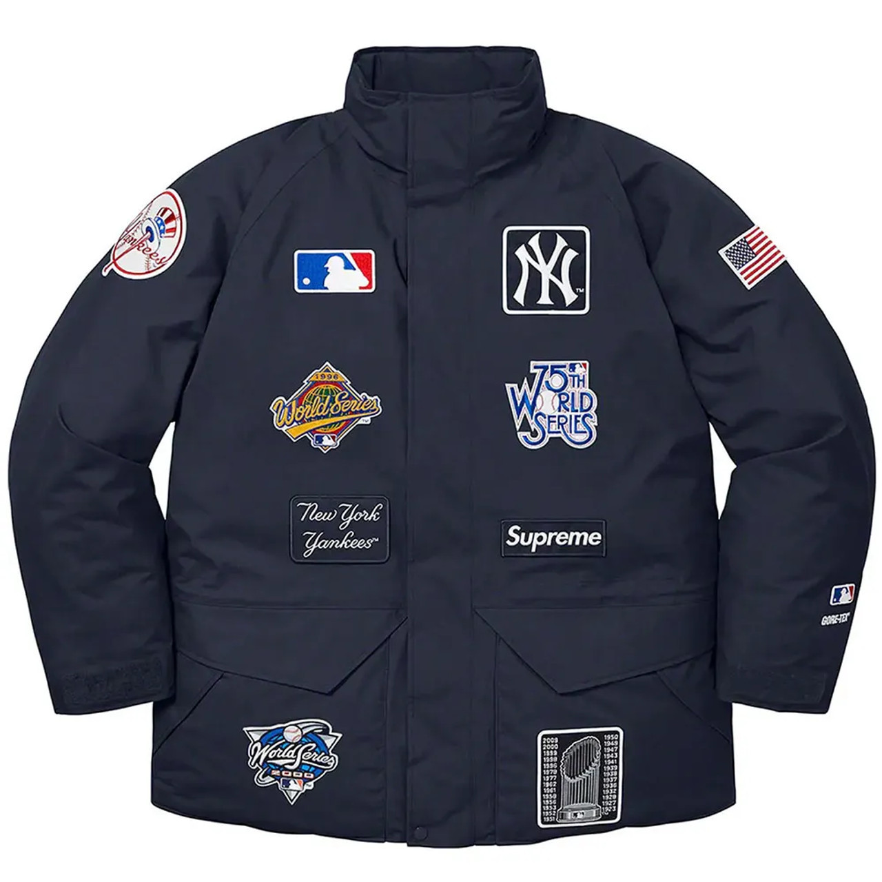 New York Yankees 90s ダウン New York Yankees Down Supreme Nylon Jacket