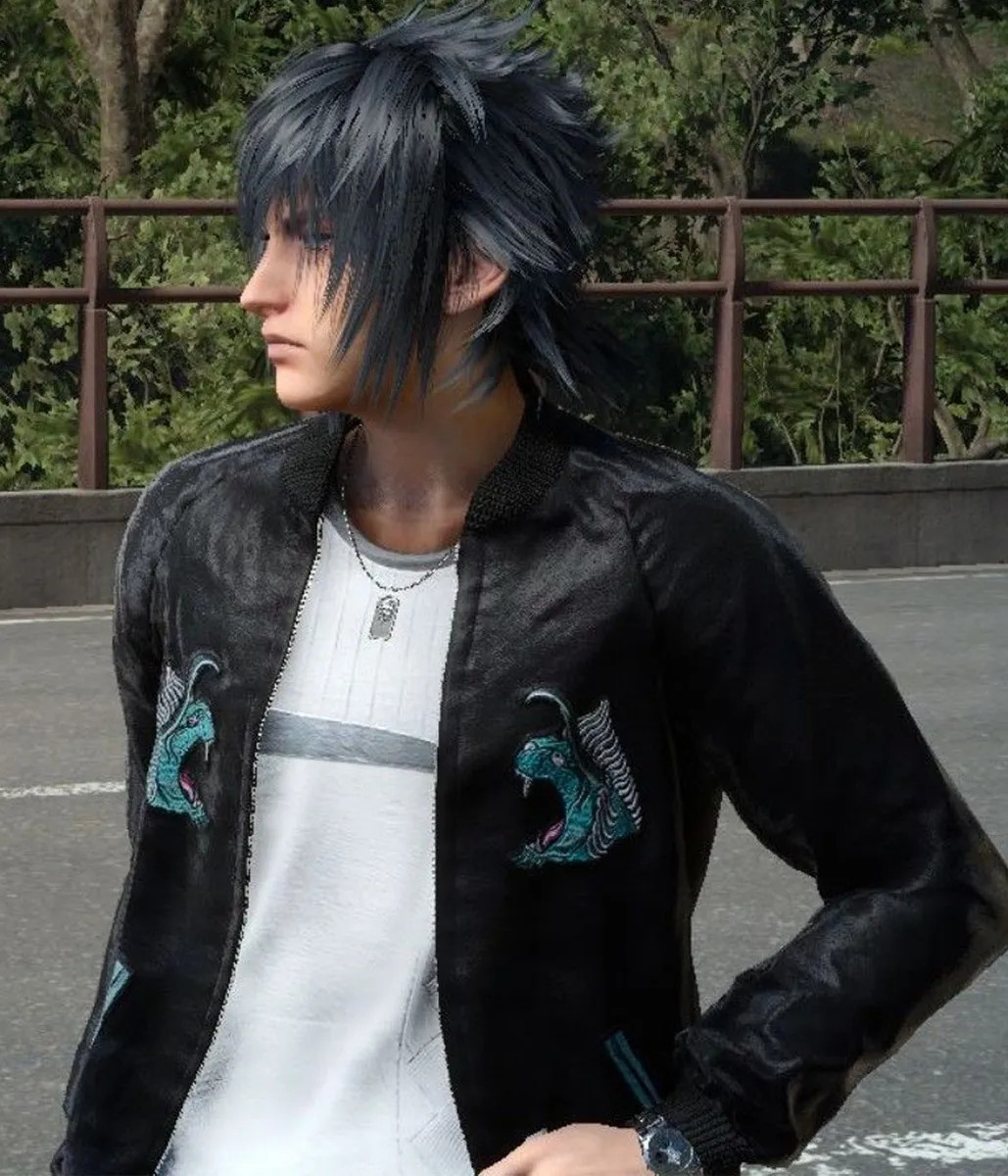 FFXV Noctis Behemoth Black Jacket