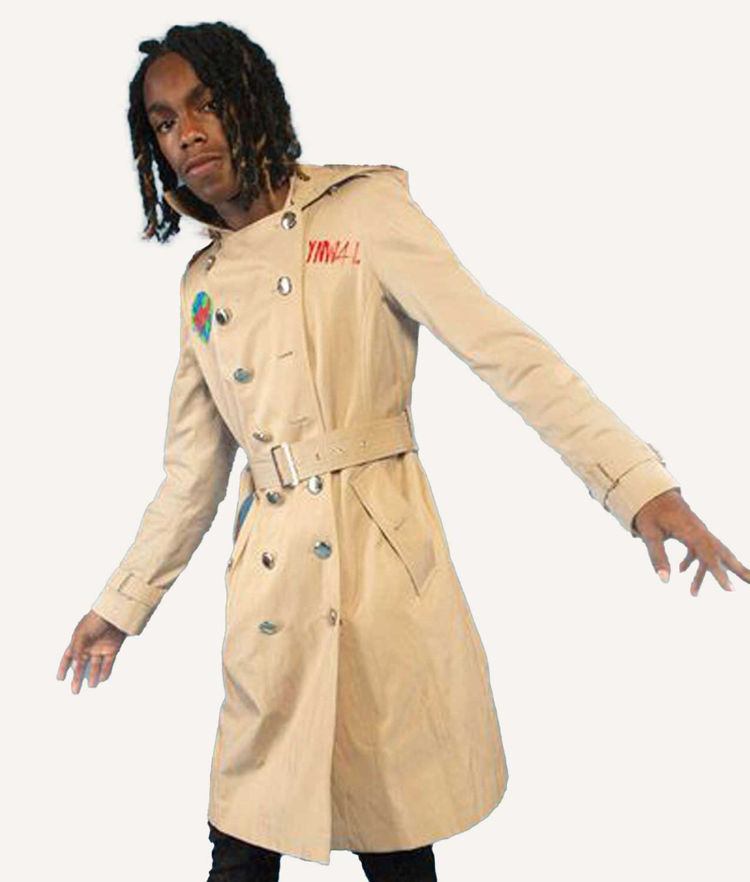 YNW Melly Freddy Krueger Trench Coat | Up to 50% OFF!!!