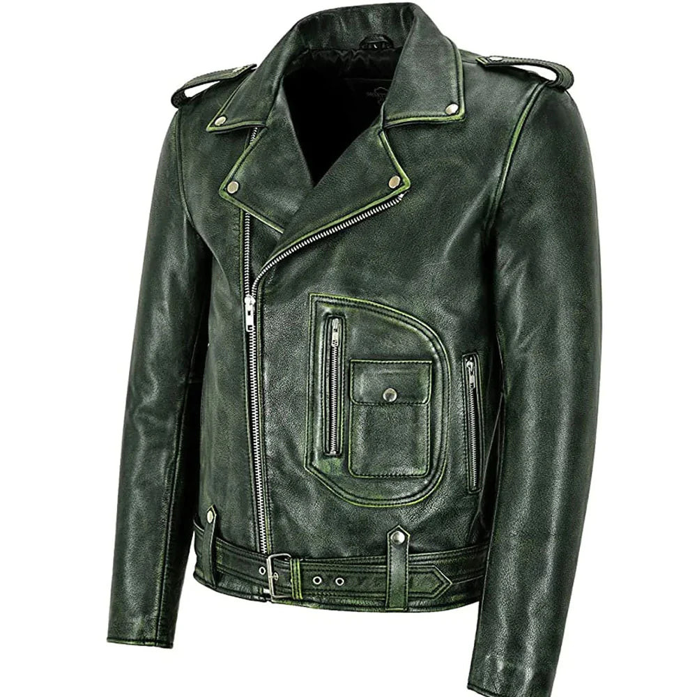 ジャケット・アウター grunge leather riders jacket y2k green grunge leather riders jacket y2k green Leather Jacket Grunge black