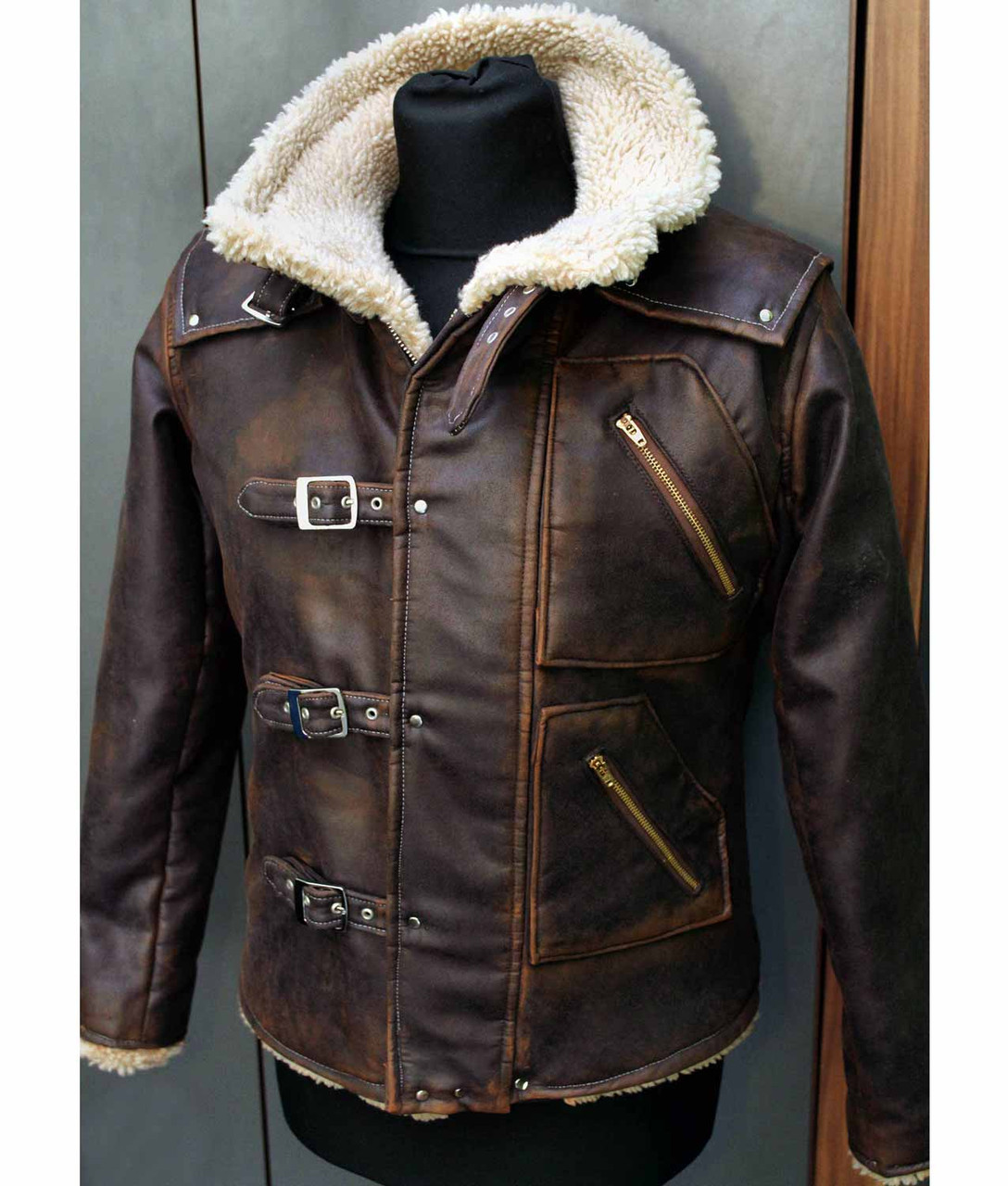 BJ Blazkowicz Wolfenstein Designer Leather Jacket