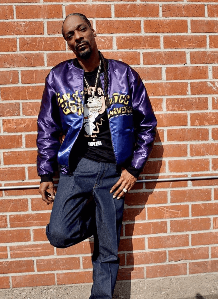 ジャケット・アウター 90s etown HOYAS ICECUBE SNOOP Gin and Juice Snoop Dogg Bomber Jacket