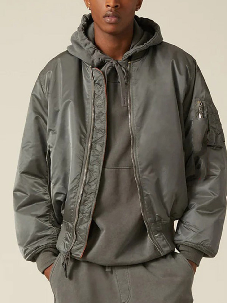 The Batman 2022 Drifter Grey Jacket