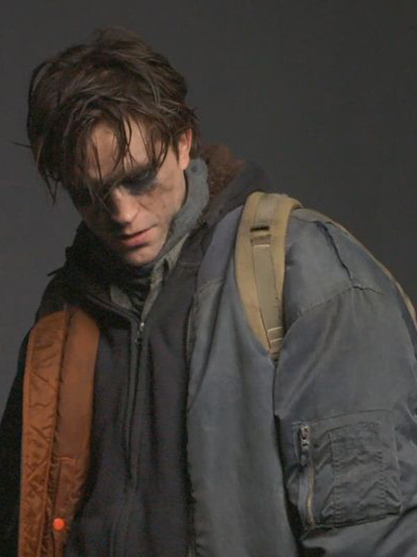 The Batman 2022 Drifter Grey Jacket