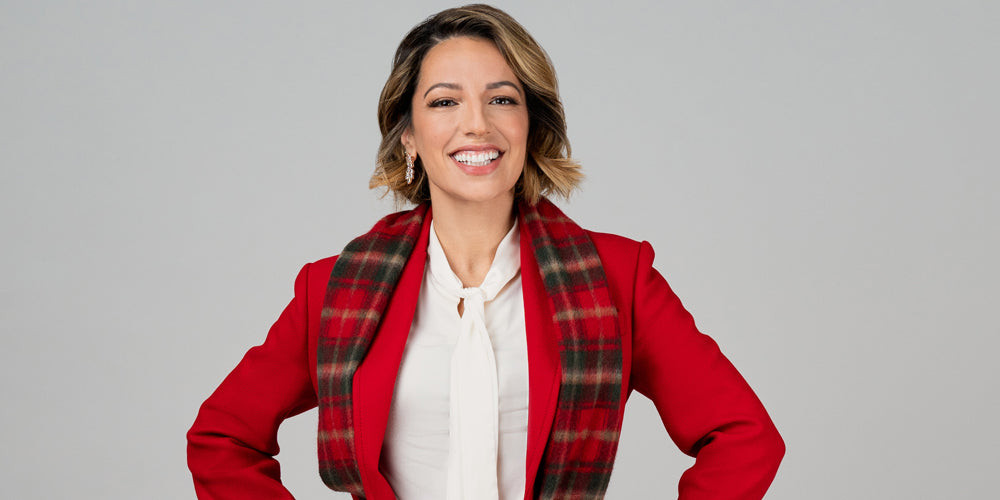 Renee Movie Take Me Back For Christmas 2023 Vanessa Lengies Red Coat