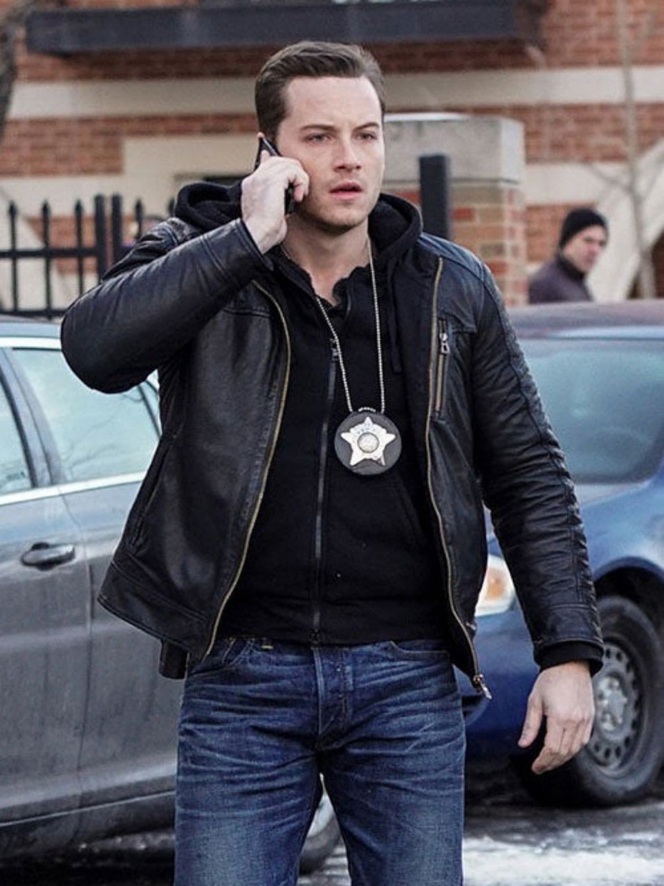 Jesse Lee Soffer Chicago P.D Black Leather Jacket