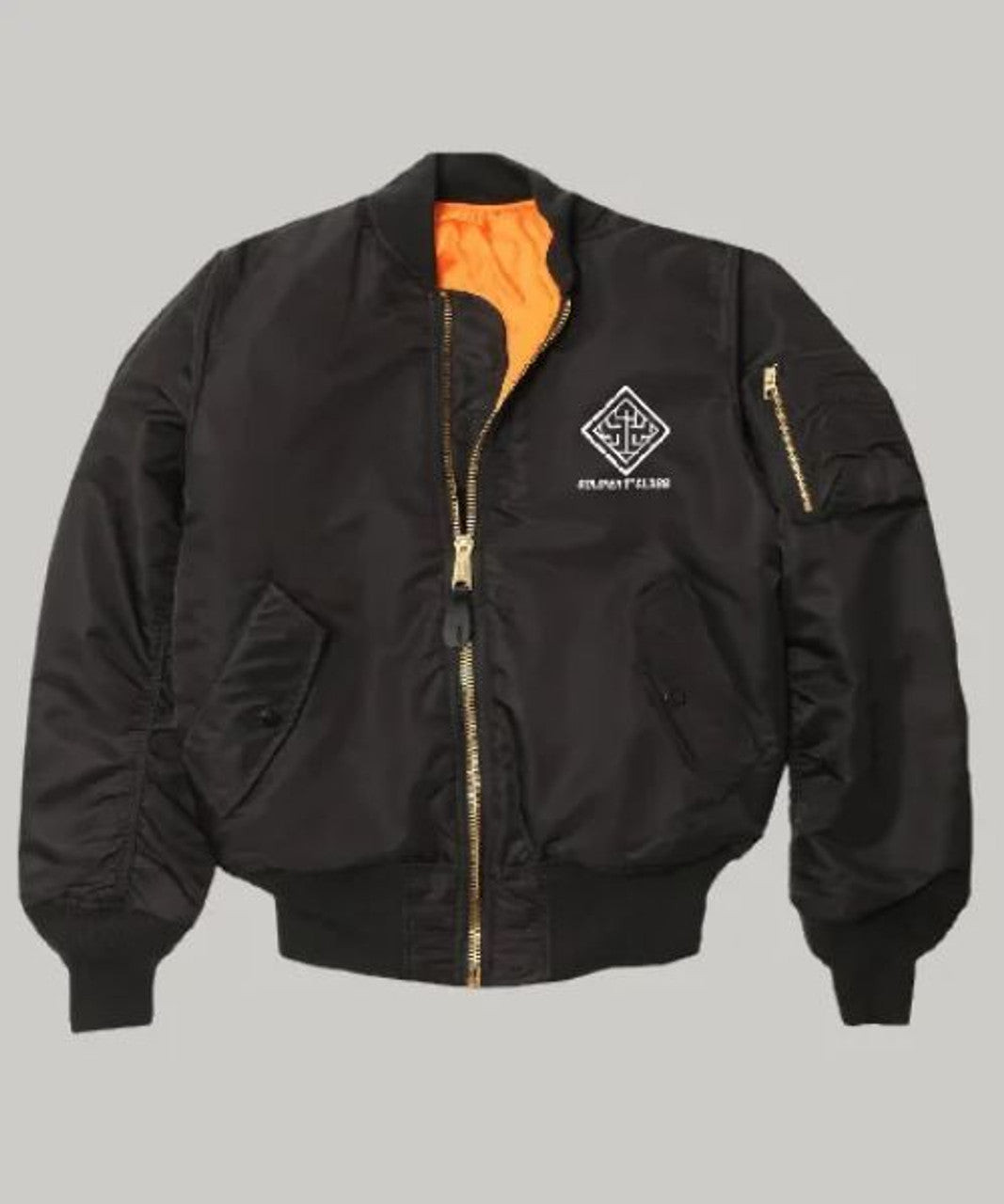Black Army Jacket / Corrupted 7 レコード Crisis Core Black Bomber Jacket