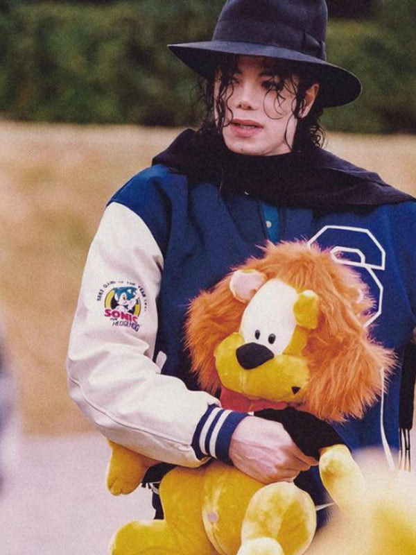 Michael Jackson Sonic The Hedgehog Varsity Jacket