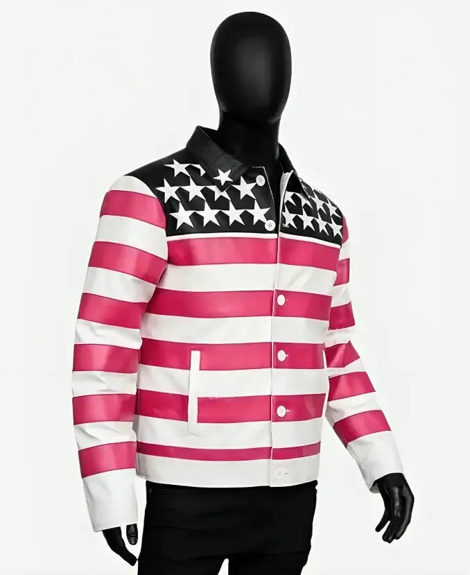 Lil Uzi Vert Pink Tape Jacket
