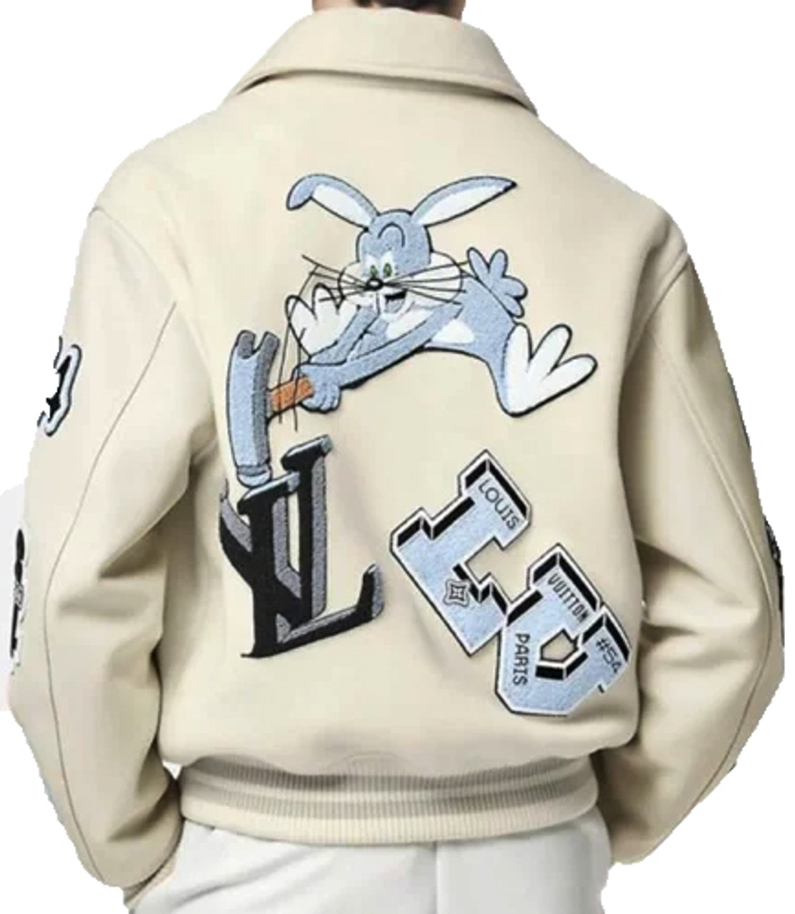 Louis Vuitton バックスバニー ジャケット Louis Vuitton's Bugs Bunny Varsity Jacket