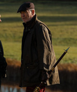 Conrad Harrigan MobLand Pierce Brosnan Brown Vest Conrad Harrigan MobLand Pierce Brosnan Brown Vest