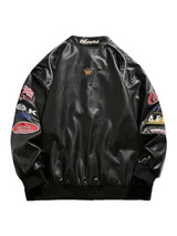 Champs Racing Style Leather Jacket