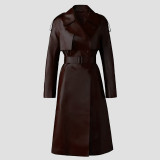 Only Murders In The Building Real Leather Trench Coat