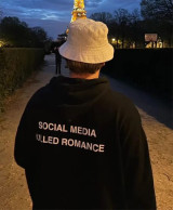 Social Media Killed Romance Hoodie