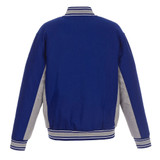 Edmonton Oilers Accent Royal Blue & Gray Jacket