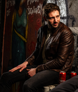 A Night Like This Alexander Lincoln Brown Leather Jacket