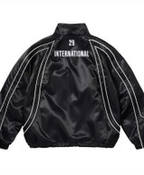 Supreme Satin-Trim “29 International” Pullover Jacket