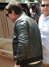TOM CRUISE REAL LEATHER JACKET