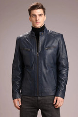 Men Classic Leather Jacket Men Classic Leather Jacket