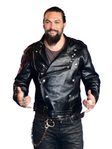 JASON MOMOA AQUAMAN PREMIERE LEATHER JACKET