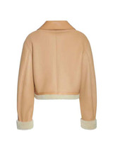 Cream Shearling Jacket