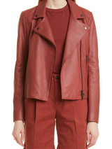 Womens Real Biker Leather Jacket