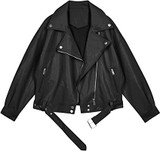 Women's Faux Leather Black Biker Jacket Women's Faux Leather Black Biker Jacket