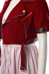 Aerith Gainsborough Final Fantasy 7 Remake Leather Jacket