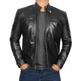 Men's Black Stylish Genuine Leather Jacket Men's Black Stylish Genuine Leather Jacket