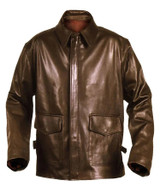 Men's Dark Brown Leather Blazer Coat Men's Dark Brown Leather Blazer Coat