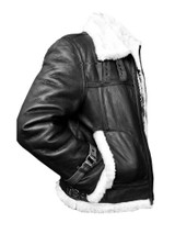 Men's Aviator RAF B3 Shearling Bomber Real Leather Jacket