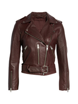 Virgin River Season 4 Brie Brown Biker Leather Jacket