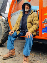 Samaritan Sylvester Stallone Brown Puffer Jacket