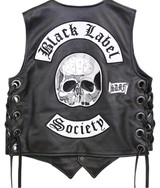 Black Label Society Leather Vest