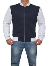 Ansel Elgort Baby Driver Varsity Jacket