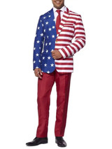 New Men’s American Flag Suit