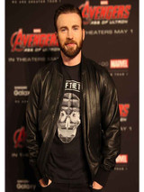Samsung Galaxy Studio Chris Evans Black Leather Jacket Samsung Galaxy Studio Chris Evans Black Leather Jacket