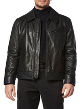 Mens Black Designer Motorcycle Leather Jacket Mens Black Designer Motorcycle Leather Jacket