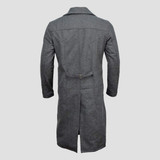 Mens Bloodborne Hunter Long Wool Trench Coat