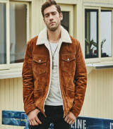 Mens Brown Warm Leather Jacket Mens Brown Warm Leather Jacket