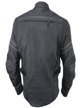 Mens Armoured Leather Motorcycle Jacket