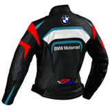 BMW Motorrad By Gsxr Black Leather Biker Jacket