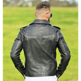 Men's Designer Black Leather Jacket