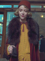 Anya Taylor Peaky Blinders Season 5 Maroon Coat Anya Taylor Peaky Blinders Season 5 Maroon Coat