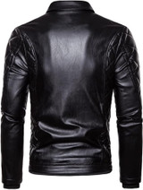 Mens Warm Slim Windproof Motorcycle Jacket