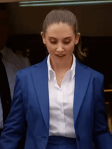 Freelance (2023) Alison Brie Blue Blazer Freelance (2023) Alison Brie Blue Blazer