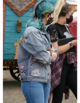 Balloon Animal 2023 Poppy Valentine Katherine Waddell Denim Jacket